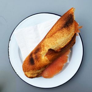 Photo de Sandwich au saumon fumé